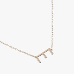 Initial E Precious Elongated Necklace | Boutique In USA, Necklaces, $ 39.90, A Moment Of Now™