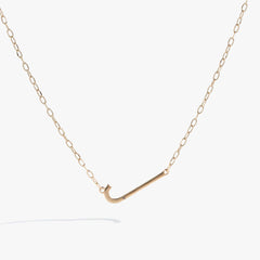Initial J Precious Elongated Necklace | Boutique In USA, Necklaces, $ 39.90, A Moment Of Now™