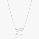 Initial R Precious Elongated Necklace | Boutique In USA, Necklaces, $ 39.90, A Moment Of Now™
