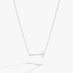 Initial T Precious Elongated Necklace, Necklaces, $ 39.90, A Moment Of Now™