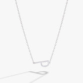 Initial P Precious Elongated Necklace | Boutique In USA, Necklaces, $ 39.90, A Moment Of Now™
