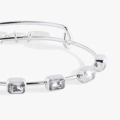 April Birthstone Emerald Cut Bangle, Bracelets, $ 34.00, A Moment Of Now™