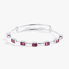 October Birthstone Emerald Cut Bangle | Boutique In USA, Bracelets, $ 34.00, A Moment Of Now™
