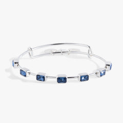 September Birthstone Emerald Cut Bangle, Bracelets, $ 34.00, A Moment Of Now™