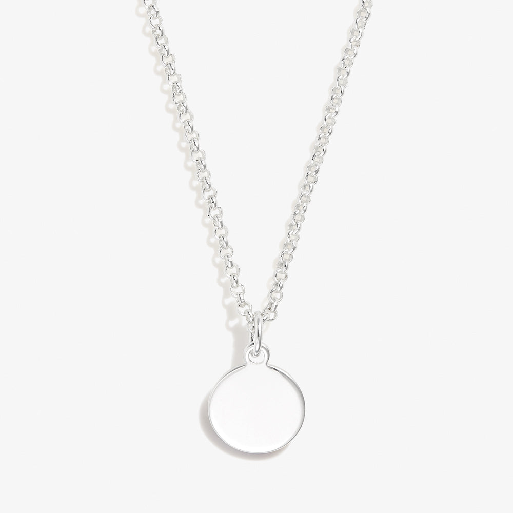 Small Circle Charm Necklace, 19'', Necklaces, $ 19.90, A Moment Of Now™