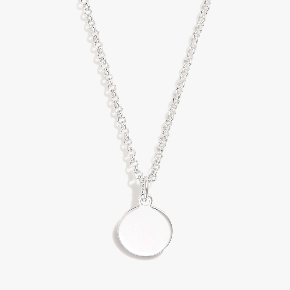 Small Circle Charm Necklace, 19'' | Boutique In USA, Necklaces, $ 6.90, A Moment Of Now™