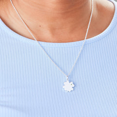 Four-Leaf Clover Necklace, 21", Necklaces, $ 44.00, A Moment Of Now™