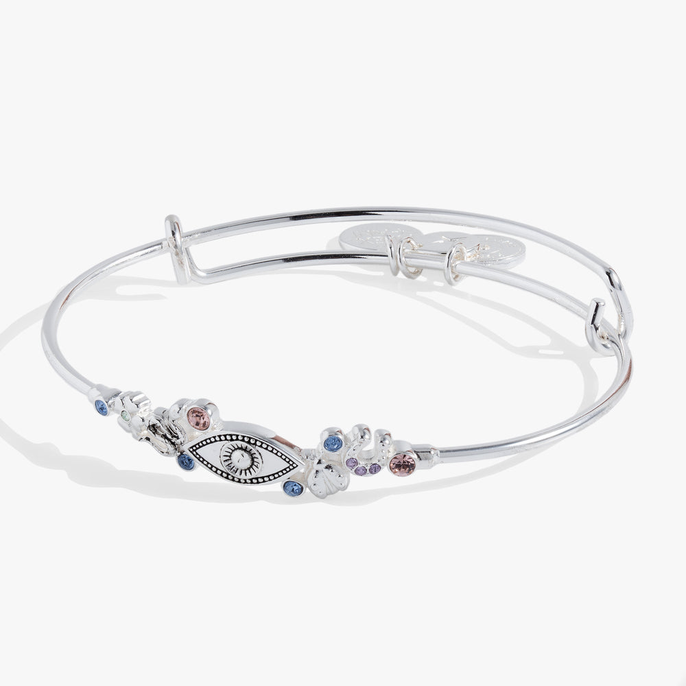Evil Eye Inline Bangle, Bracelets, $ 38.00, A Moment Of Now™