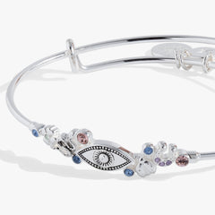 Evil Eye Inline Bangle, Bracelets, $ 38.00, A Moment Of Now™
