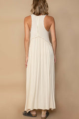 Chic Cream White Sleeveless Maxi Dress, Dresses, $ 63.00, A Moment Of Now™