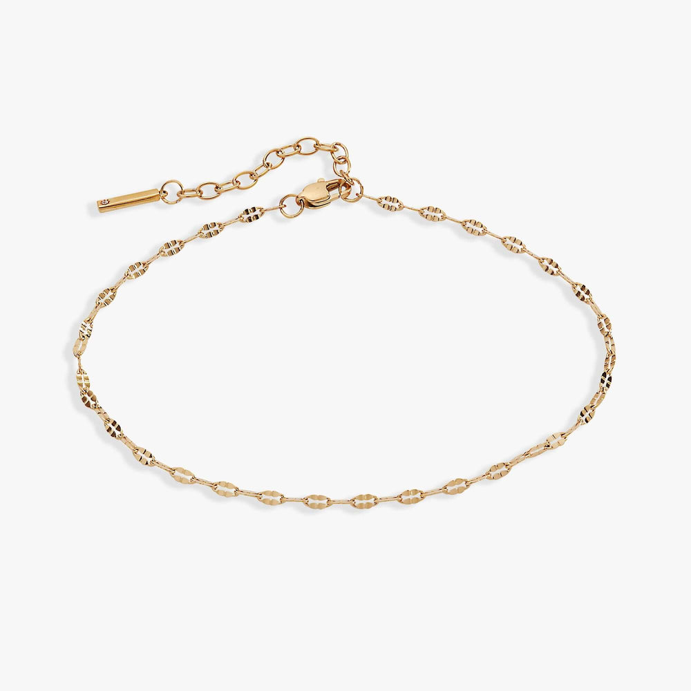 Multi Faceted Chain Anklet, Anklets, $ 34.00, A Moment Of Now™