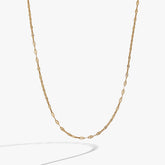 Multi Faceted Chain Necklace