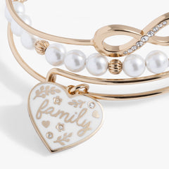 Family Bangle Set of 3, Bracelets, $ 78.00, A Moment Of Now™