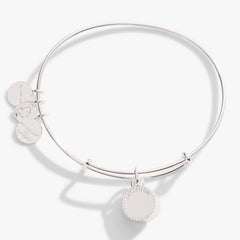 February Birthstone Charm Bangle, Amethyst, Bracelets, $ 28.00, A Moment Of Now™