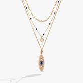 Festival Stranded™ Evil Eye Necklace, Necklaces, $ 88.00, A Moment Of Now™