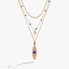 Festival Stranded™ Evil Eye Necklace, Necklaces, $ 88.00, A Moment Of Now™