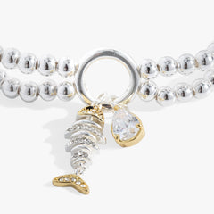 Fishbone Double Stretch Bracelet, Bracelets, $ 18.90, A Moment Of Now™