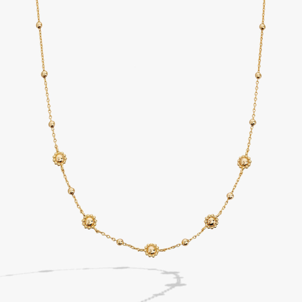 Floret Chain Necklace, Necklaces, $ 38.00, A Moment Of Now™