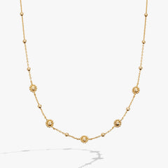 Floret Chain Necklace, Necklaces, $ 38.00, A Moment Of Now™