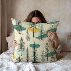 Christmas Holiday Tree Pattern Premium Throw Pillow Decorative Cushion | Boutique In USA, Throw Pillows, $ 55.00, A Moment Of Now™
