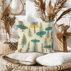 Christmas Holiday Tree Pattern Premium Throw Pillow Decorative Cushion | Boutique In USA, Throw Pillows, $ 55.00, A Moment Of Now™
