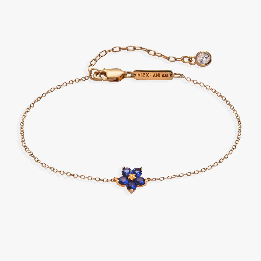 Crystal Forget-Me-Not Flower Bracelet | Boutique In USA, Bracelets, $ 78.00, A Moment Of Now™