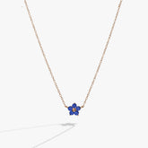 Crystal Forget-Me-Not Flower Necklace | Boutique In USA, Necklaces, $ 88.00, A Moment Of Now™