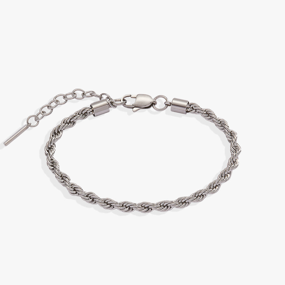 French Rope Stainless Adjustable Bracelet, Bracelets, $ 28.00, A Moment Of Now™