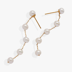 Freshwater Pearl Drop Earrings, Earrings, $ 69.90, A Moment Of Now™