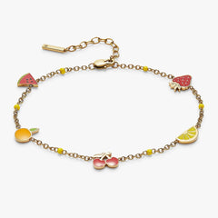 Fruit Inline Charm Anklet, Anklets, $ 44.00, A Moment Of Now™