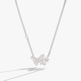 Glass Butterfly Inline Necklace, Necklaces, $ 48.00, A Moment Of Now™