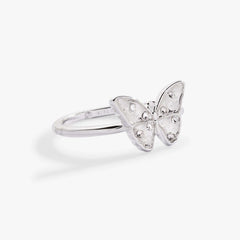 Glass Butterfly Statement Ring, Rings, $ 34.00, A Moment Of Now™