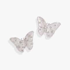 Glass Butterfly Statement Stud Earrings, Earrings, $ 38.00, A Moment Of Now™