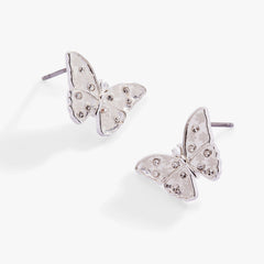 Glass Butterfly Statement Stud Earrings, Earrings, $ 38.00, A Moment Of Now™