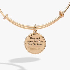 Grandma 'Wise And Warm, Her Love Feels Like Home' Charm Bangle, Bracelets, $ 24.00, A Moment Of Now™