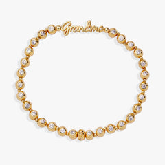 Grandma Elongated Crystal Stretch Bracelet, Bracelets, $ 44.00, A Moment Of Now™
