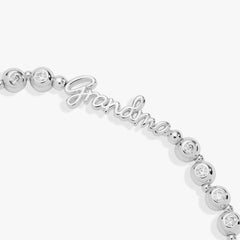 Grandma Elongated Crystal Stretch Bracelet, Bracelets, $ 44.00, A Moment Of Now™