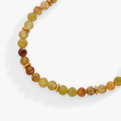 Green Ombre Semi-Precious Beaded Anklet, Anklets, $ 38.00, A Moment Of Now™
