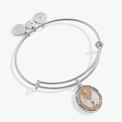 Two-Tone Guardian Angel Bangle, Bracelets, $ 28.00, A Moment Of Now™