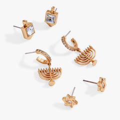 Hanukkah Stud Set, Earrings, $ 58.00, A Moment Of Now™