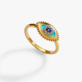 Healing Stone Evil Eye Ring, Rings, $ 34.00, A Moment Of Now™