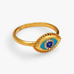 Healing Stone Evil Eye Ring, Rings, $ 34.00, A Moment Of Now™