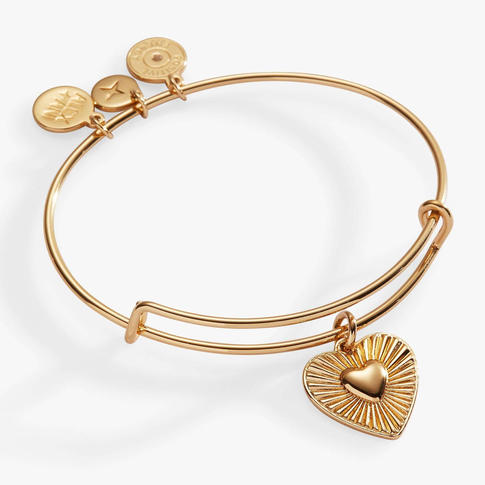 Heartburst Charm Bangle, Bracelets, $ 13.90, A Moment Of Now™