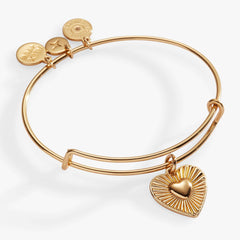Heartburst Charm Bangle, Bracelets, $ 13.90, A Moment Of Now™