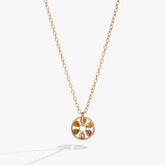 Heart Crystal Wheel Necklace, Necklaces, $ 23.90, A Moment Of Now™