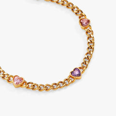 Heart Curb Chain Bracelet | Boutique In USA, Bracelets, $ 48.00, A Moment Of Now™