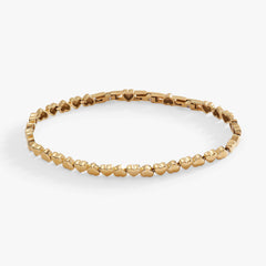 Heart Charm Tennis Bracelet, Bracelets, $ 68.00, A Moment Of Now™