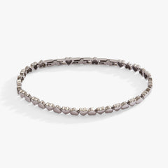 Heart Charm Tennis Bracelet, Bracelets, $ 68.00, A Moment Of Now™