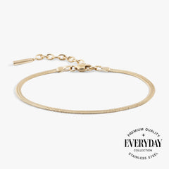 Everyday Herringbone Chain Bracelet | Boutique In USA, Bracelets, $ 28.00, A Moment Of Now™