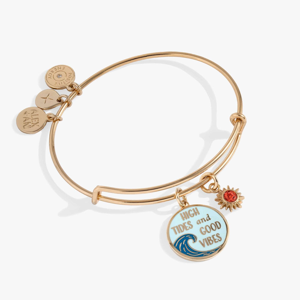 High Tides Good Vibes Charm Bangle | Boutique In USA, Bracelets, $ 24.90, A Moment Of Now™
